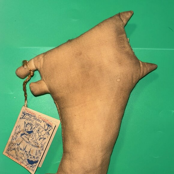 Folk Art Primitive Cat Cloth Doll 16”  Tattered Rabbit Primitive Handmade - Picture 9 of 10